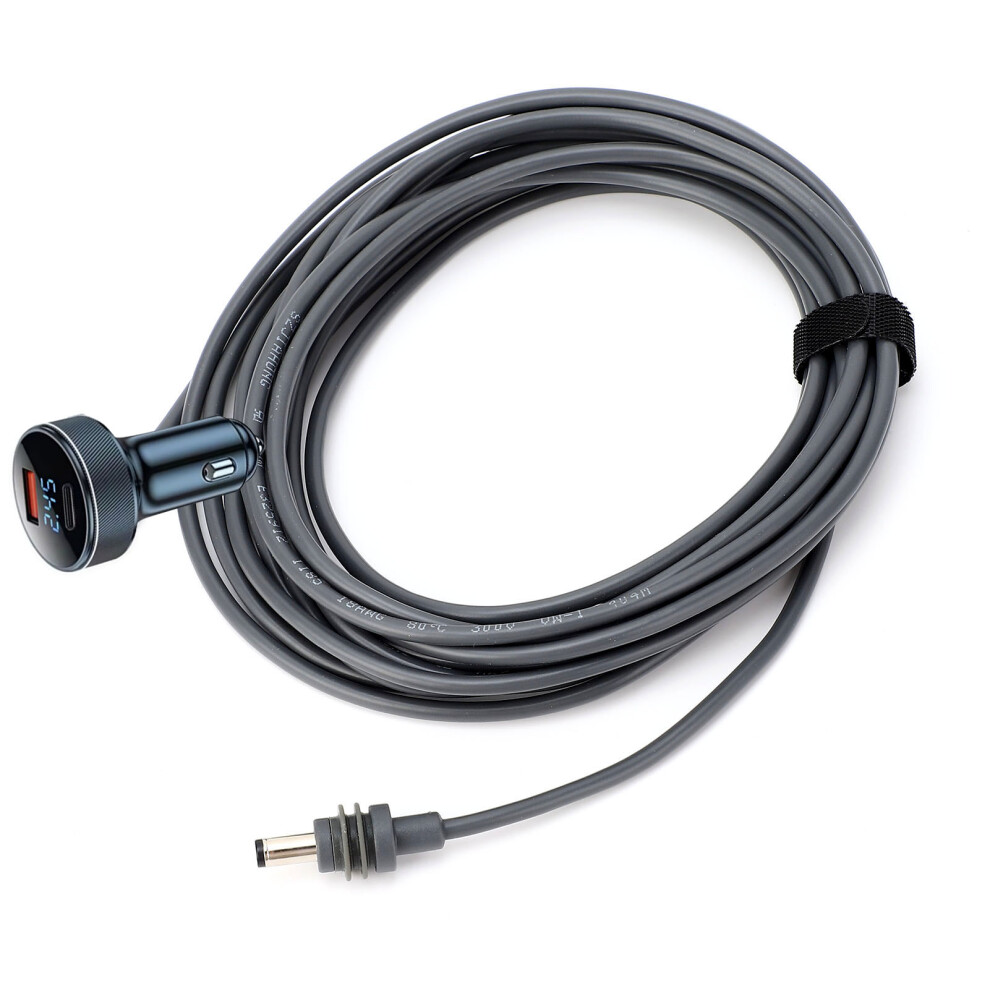 6.5FT 18AWG DC Cable IP68 Voltage Display