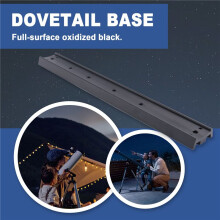 Dovetail Telescope Mounting Plate 335Mm 13.1 Inch for Equatorial Tripod Long Version Binocular/Monocular for Astronomy