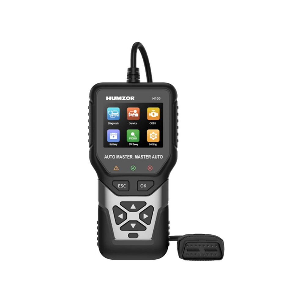Humzor H100 Obd2 Car Diagnostics For Diagnostics Scanner Epb Reset Battery Reset Oil Reset Scanner 4714078937279