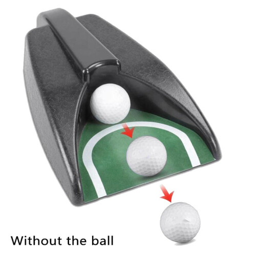 Returner Herramienta de Entrenamiento AutomáTico  Putting Cup Practice Putter Set  Return Device Machine 2