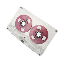 2X Cinta de Audio en Retro, Tipo Casete en de 50 Minutos, Cinta Magnética de Doble Cara para Grabación de Música