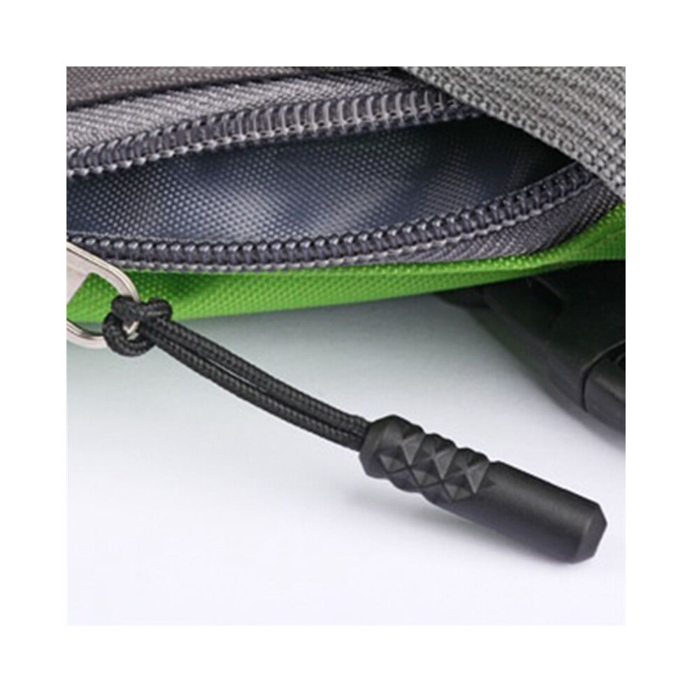 Plastic Zipper Puller, Plastic Puller, Climbing Zipper Tail Rope, Backpack Zipper Rope Black 6031075289995