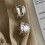 Open Finger Ring Width Irregular Geometric Ring Punk Women Jewelry Gift Silver Plated 2