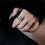Open Finger Ring Wide Multi-Layered Silver Ring for Women 6
