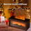 Aromatherapy Diffuser Simulation Fireplace with Dynamic Flame Effect Colorful Aromatherapy Diffuser for Home & Office B 3
