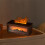 Diffuseur D'Aromathérapie Simulation Cheminée avec Effet de Flamme Dynamique Diffuseur D'Aromathérapie Coloré pour Maison et Bureau B 6