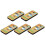 10pcs Wireless Switches, 3-Speed Timing Remote Control, for E27 Ceiling Fan Light, 1-4h Timing Remote Control 2
