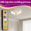 10pcs Wireless Switches, 3-Speed Timing Remote Control, for E27 Ceiling Fan Light, 1-4h Timing Remote Control 4