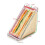 Triangle Sandwich Container Triangle Clear Plastic Sandwich Container with Lid To-Go Containers for Cheese 2Pcs 8