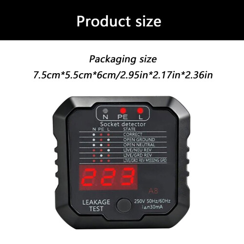 Sterke ABS-insteekcircuitanalyseapparatuur Sockettester voor het 2