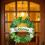 Couronne de porte en bois Shamrock, décoration de la 2