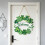 Couronne de porte en bois Shamrock, décoration de la 5