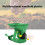 1.5L Handheld Seed Spreader 32.4cm Green Adjustable Small Seeder 2