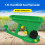 1.5L Handheld Seed Spreader 32.4cm Green Adjustable Small Seeder 5