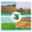 1.5L Handheld Seed Spreader 32.4cm Green Adjustable Small Seeder 8