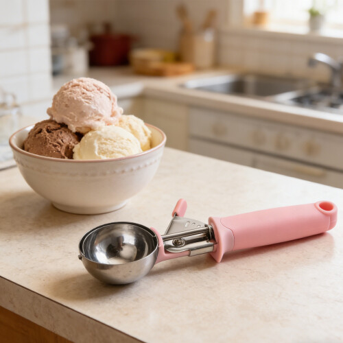 Practical Treats Spoon Ice Cream Spoon For Convenient Use-Black 2