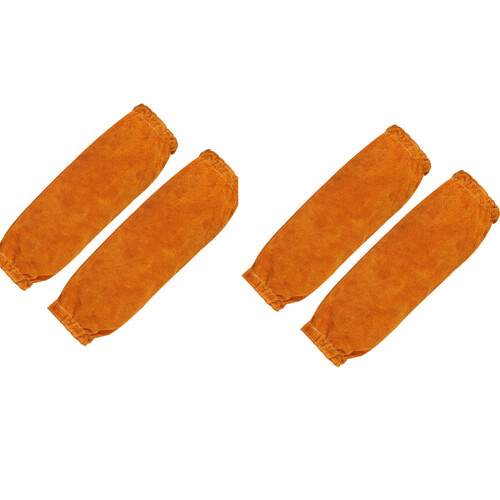 Leather Welding Arm Sleeves Welding Arm Protections-43cm 1