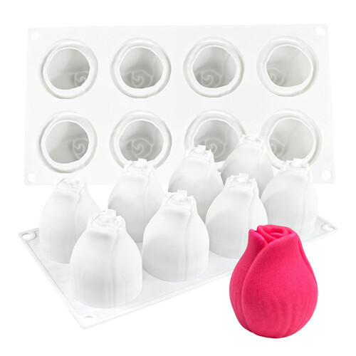 Rose Silicone Molds Cake Baking Molds For Elegant Mousse Cake 1