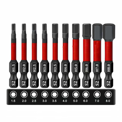 10Pcs Screwdriver Bit Holder Set Quick Releasing Shank-1 1
