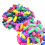 100/200Pcs Cheerful Flame Shape Pencil Erasers Non-200 pieces 2