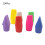 100/200Pcs Cheerful Flame Shape Pencil Erasers Non-200 pieces 5
