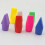 100/200Pcs Multi Shade Pencil Top Erasers-100 pieces 6