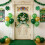 Patrick's Day Decorative Wreath Artificial Shamrock Wreath 4