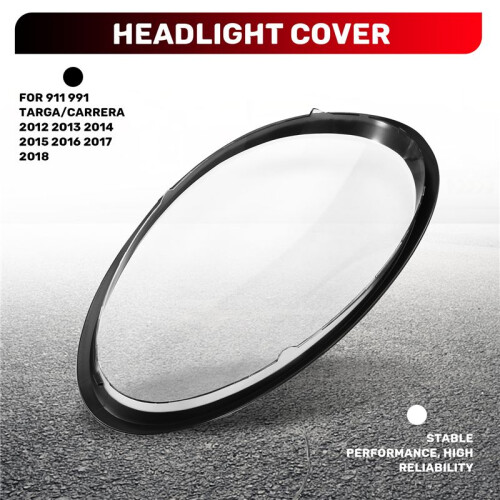 Cache-Phare Noir Transparent pour  911 991 Targa/ 12-18 A 1