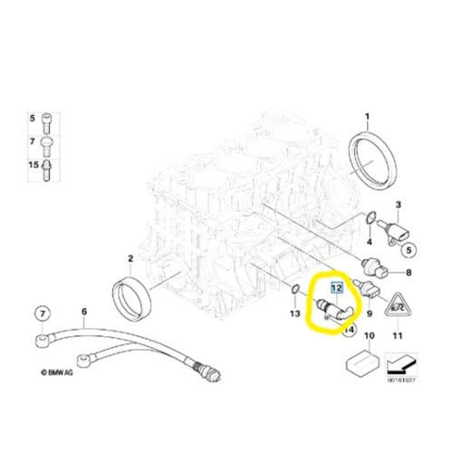 Engine Hydraulic Valve Lifter Oil Pressure Control Valve 11417584990 for  E81 E82 E88 E90 E92 E60 E61 F80 F83 2