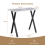 AINPECCA (X Style Legs- White) Rectangular Bar Table 4