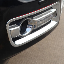 Chrome 1 Pair Anteriore Della Luce di Nebbia di Guida Della Lampada Della Copertura Trim per Pajero V80 V93 V95 V97 V98 2015-2021