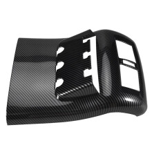 for Navara NP300 2016-2021 Carbon Fibre Car Rear Armrest Box Air Conditioning Vent Outlet Cover Trim Accessories