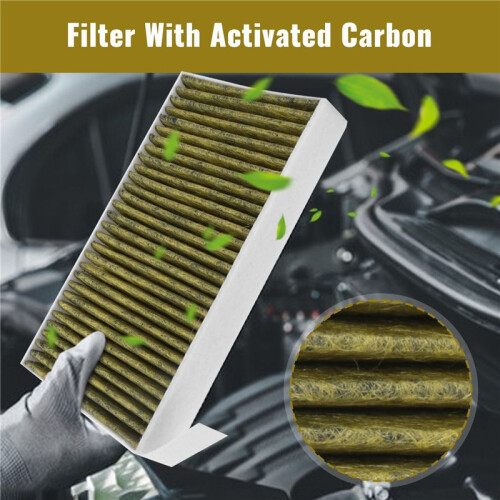 2Pcs Model 3 Air Conditioning Filter Replacement for  Model 3 Y with Activated Carbon Car Air Filter 1