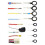 70 Piece Set Terminal Puller Removal Tool Automotive Home Appliance Nail Pulling Tool Set Connector Remover Tool 8