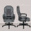 Homcom HOMCOM Executive Office Chair with High Back, Computer Chair, Charcoal Grey 3