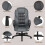 Homcom HOMCOM Executive Office Chair with High Back, Computer Chair, Charcoal Grey 5