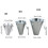 Galvanized Chicken Cone Safe Poultry Slaughter Tool for-6 9 3