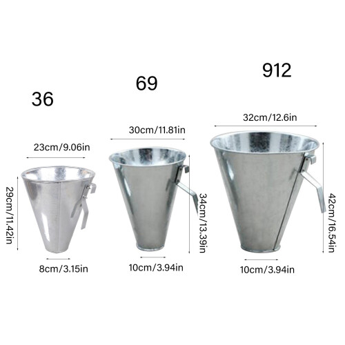 Galvanized Chicken Cone Safe Poultry Slaughter Tool for-6 9 2