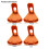 Pack of 4 Ventilated Chicken Leg Splints for Injury Amendment-h 2