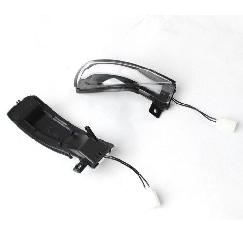 Car LED Dynamic Side Mirror Indicatore di Direzione per  3 BL 2008-2014 per  6 GH 2007-2015 Trasparente 2