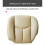 Car Front Driver Side PU Leather  Cushion Bottom  Cover for  Escalade 2003-2006 Beige 8