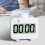 Digitaler Timer Visueller Rotierender KüChentimer Schnell Einstellbarer Count-- und Count-Down-Timer LäUtende oder Blinkende Lichter 3