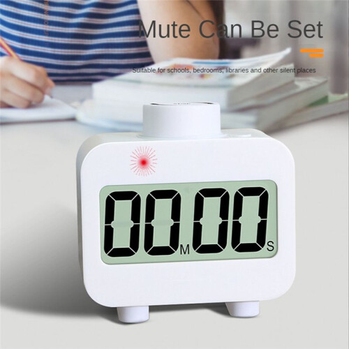 Digital Timer Visual Rotary Kitchen Timer Fast Settable Count  and Count Down Timer Ringing or Flashing Lights 2