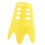 Mat Tees Yellow Plastic  Simulator Tees for Winter Turf and Driving Range Home Training  Tees 18Pcs 9
