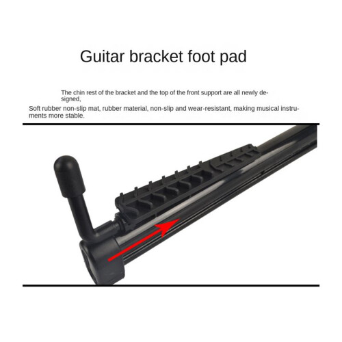 Professionell Elgitarrstativ Universal HopfäLlbar Elektrisk Akustisk Gitarr A-Frame Musical Rack HåLlare Gitarrdel 2