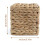 Water Hyacinth Woven Tissue Box with Lid-Rectangular trumpet 3