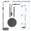 Grasps Complimentary Floor Enlarger with LED Light Large Viewing 3
