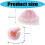 Ensemble de tenue de lapin de printemps pour oies blanches-Rose 4