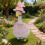 Ensemble de tenue de lapin de printemps pour oies blanches-Rose 7