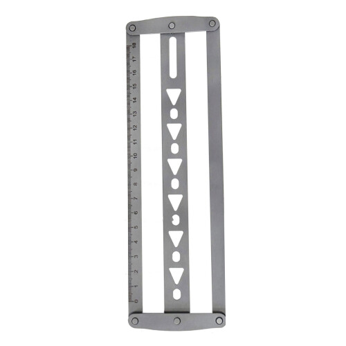 Stainless Steel Belt Hole Punching Template Belt Hole